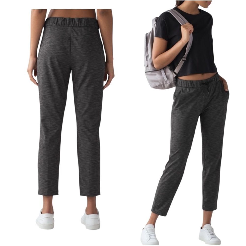 Lululemon | On The Fly Pant 
Heathered Black
